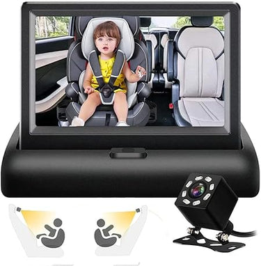 BabyCam 1080P | Siempre en contacto en el camino - Monitor trasero claro para tu pequeño